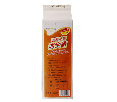 欧福 巴氏杀菌冰全蛋（盒装12*970g/箱）